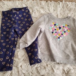 Toddler Girl's 18 mo. Cat & Jack outfit